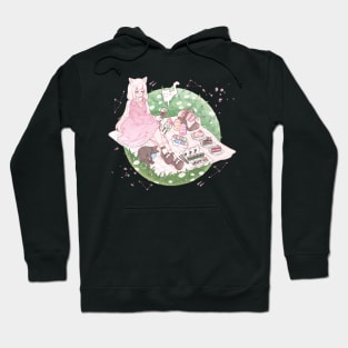 Cat girl Picnic <3 Hoodie